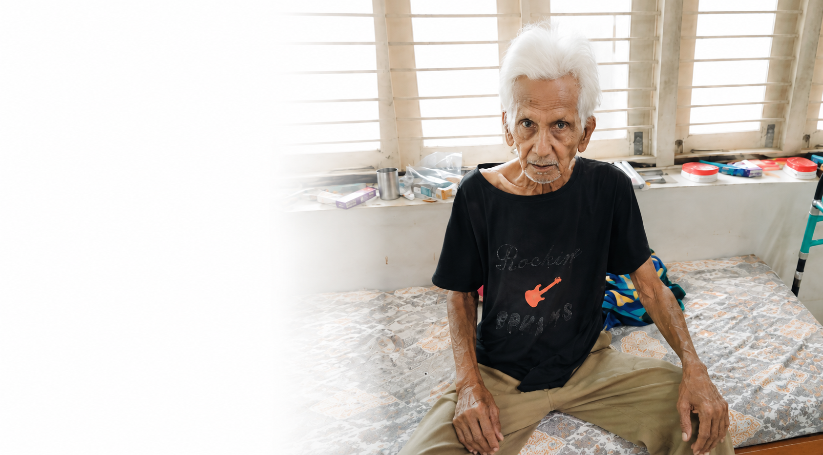 Elder resident at Vatsalya Vrudhashram